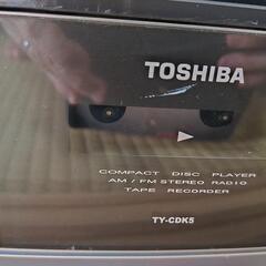 引取先決定【ジャンク】TOSHIBAのラジカセの画像