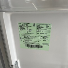 haier冷蔵庫　2025年製の画像