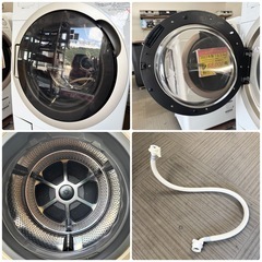 【超美品‼️】定価38万♪ 東芝 2018年製 12.0/7.0kgドラム式洗濯乾燥機 洗濯機 ザブーン 大型カラータッチパネル ウルトラファインバブル洗浄W 自動お掃除モード ホワイト♪の画像