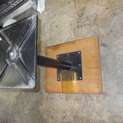hf250814-002F5 正方形テーブル 店舗用 中古品 65×55 高さ72.5の画像