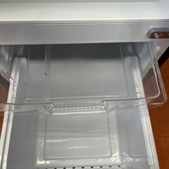 hisense冷蔵庫2019-134L ガラス　2ドア一人暮らし用　仙台市内無料配達の画像