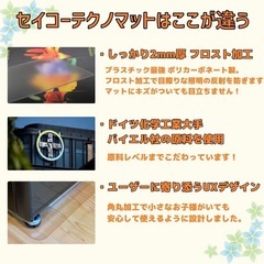 冷蔵庫キズ防止マット65cm×70cmの画像