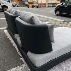 カウチソファ ニトリ 布張りカウチソファ ソファ 参考価格96,990円🚚自社配送時💳代引き可🚚(現金、クレジット、スマホ決済対応)の画像