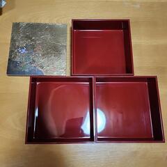金箔漆器3段重箱の画像
