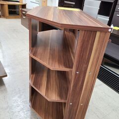 J1303【リユースのサカイ柏店】ぽん家具　TV台　ハイタイプ　ブラウン　クリーニング済の画像