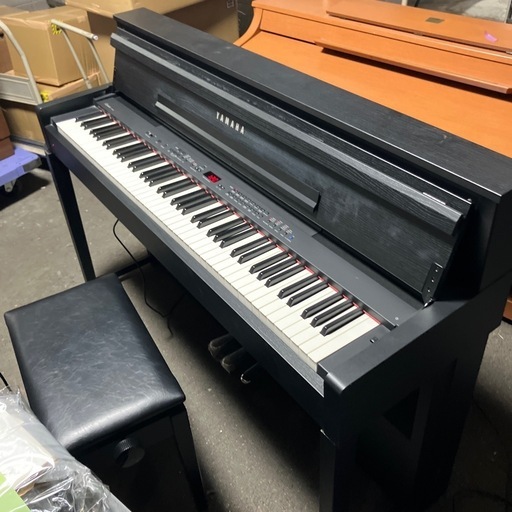 H2508-444 YAMAHA デジタルピアノ CLP-S406B 2011年製 動作確認済み 中古 イス付き