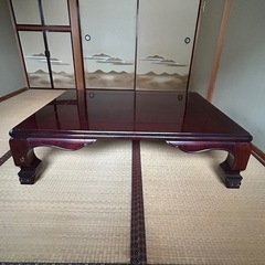 座卓　紫檀
の画像