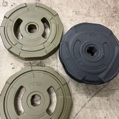 H 2508-446 LEADING EDGE アーミーダンベル 10kg バラ売り不可 キズ汚れ有りの画像