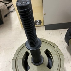 H 2508-446 LEADING EDGE アーミーダンベル 10kg バラ売り不可 キズ汚れ有りの画像