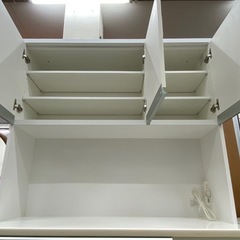 【愛品館 江戸川店 】3枚スイング扉キッチンボード レジューム120 NITORI（ニトリ）の画像
