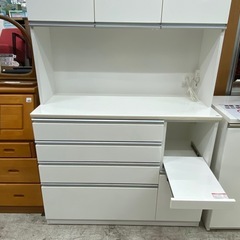 【愛品館 江戸川店 】3枚スイング扉キッチンボード レジューム120 NITORI（ニトリ）の画像