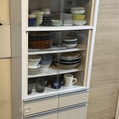 【薄型食器棚W60cm】の画像
