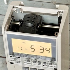 MAX「ER-80S2W」タイムレコーダー ラック・タイムカード付きの画像