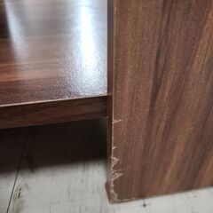 J1303【リユースのサカイ柏店】ぽん家具　TV台　ハイタイプ　ブラウン　クリーニング済の画像