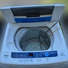 AQUA 洗濯機 6kgの画像