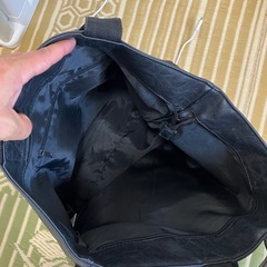 黒皮　シンプル　バック美品❗️の画像