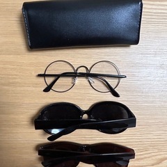 【美品✨】サングラス、伊達メガネの画像