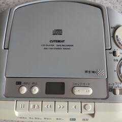 東芝 CDラジオカセットレコーダーの画像