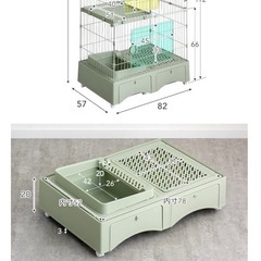 キャットケージ大型3段タイプの画像