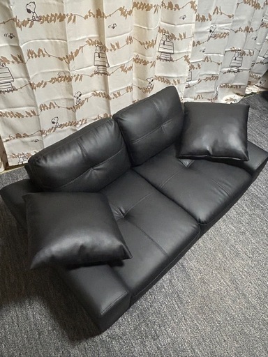 【お値下げ‼️】新品同様　ローソファ　2人掛け