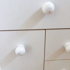 コンパクトドレッサー　白の画像