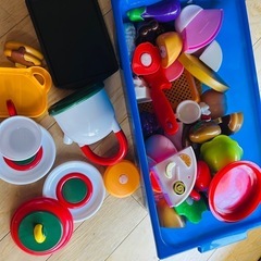 IKEA おままごとキッチン　おもちゃ付きの画像