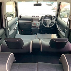 お買い得‼️月々9千円〜分割払い可❗️車検2年付き！【名義変更代込み】車内広い！大人気☆ムーブコンテカスタム☆HDDナビ付き☆走行中DVD見れます☆フルオートエアコン☆ドライブレコーダー付きのフル装備☆事故修復歴無し☆純正アルミ☆そのまま乗って帰れます‼️の画像