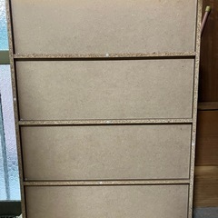 新書コミック向け4段本棚の画像