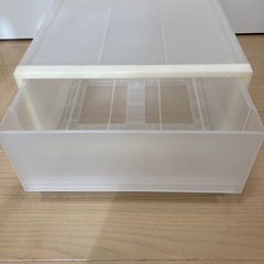 無印良品 ポリプロピレン収納ケース 引き出し式の画像