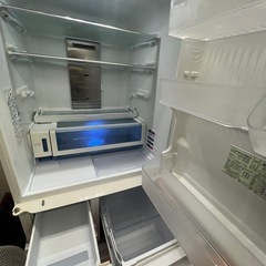 SHARP冷凍冷蔵庫SJ-AW50H-W  2021-502L  5ドア　ガラス　両方開き仙台市内無料配達の画像