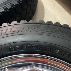 ハイラックス　メッキ鉄ホイールの画像