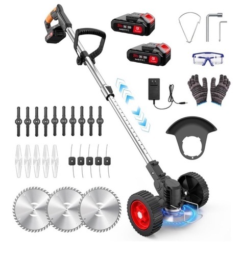 草刈り機 1880W高出力 21V 2000mAh大容量 強力電動草刈機 草刈り機