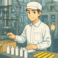 🧴スキンケア容器の製造オペレーター！交替勤務で稼げる＆寮完備💡