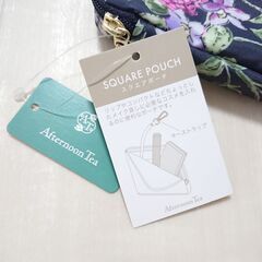 ｛8月末削除｝Afternoon Tea🍃スクエアポ－チ「未使用」の画像