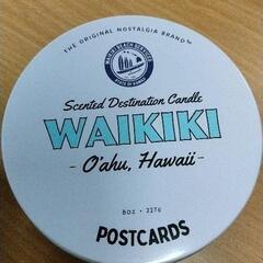 0816-367 Waikiki beach serviceポストカードハワイ　キャンドル(未使用)の画像