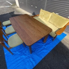 雰囲気良き！ダイニングテーブルセット（中古品）の画像