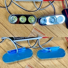 LED マルチファンクション ストロボ ライト DC 12V 未使用 ホワイト 白 の画像