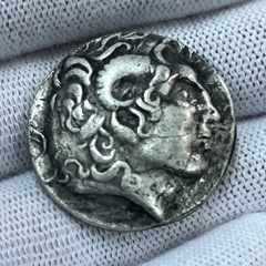 古代ギリシャ リュシマコス銀貨の画像