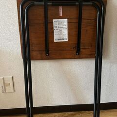 山善　ほぼ新品　折りたたみデスクの画像