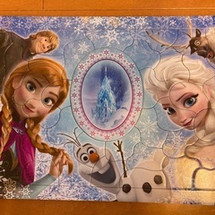 【アナと雪の女王】幼児用ジグソーパズル3枚セットの画像