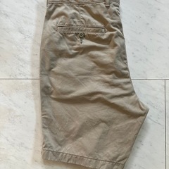 『美品』ユニクロ チノハーフ L ベージュの画像