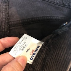 キッズ　140 コーデュロイ茶の画像