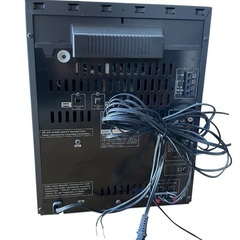 ミニコンポ　中古　SHARP MD/CD STEREO MD-X1 電源オン、オフOKの画像