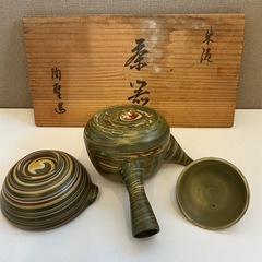 茶器　急須　練り込みの画像