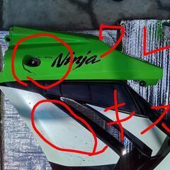 NINJA250r純正カウルセットプラス 純正マフラーの画像