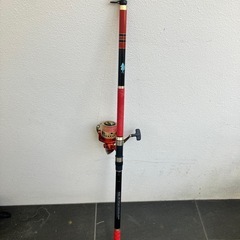 🎣 浜王 リール付きタマン竿 【中古美品】 大物狙いに最適！　の画像