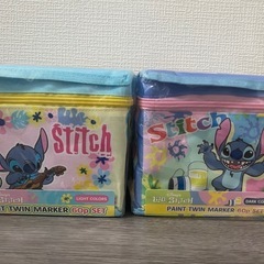 【新品未開封】リロ・アンド・スティッチ　ペイントツインマーカー　６０Ｐセット ２種の画像