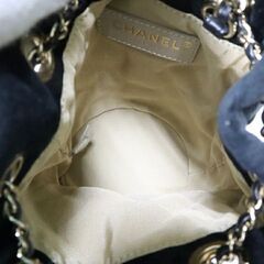 kt12258tm【CHANEL】ドローストリングバッグ　ベルベットマトラッセの画像