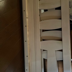 白い木製すのこペットの画像