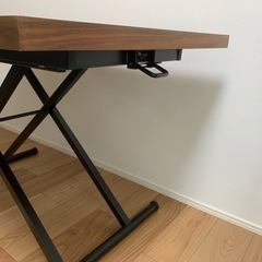 【値下】ニトリ昇降テーブル120x75cmの画像